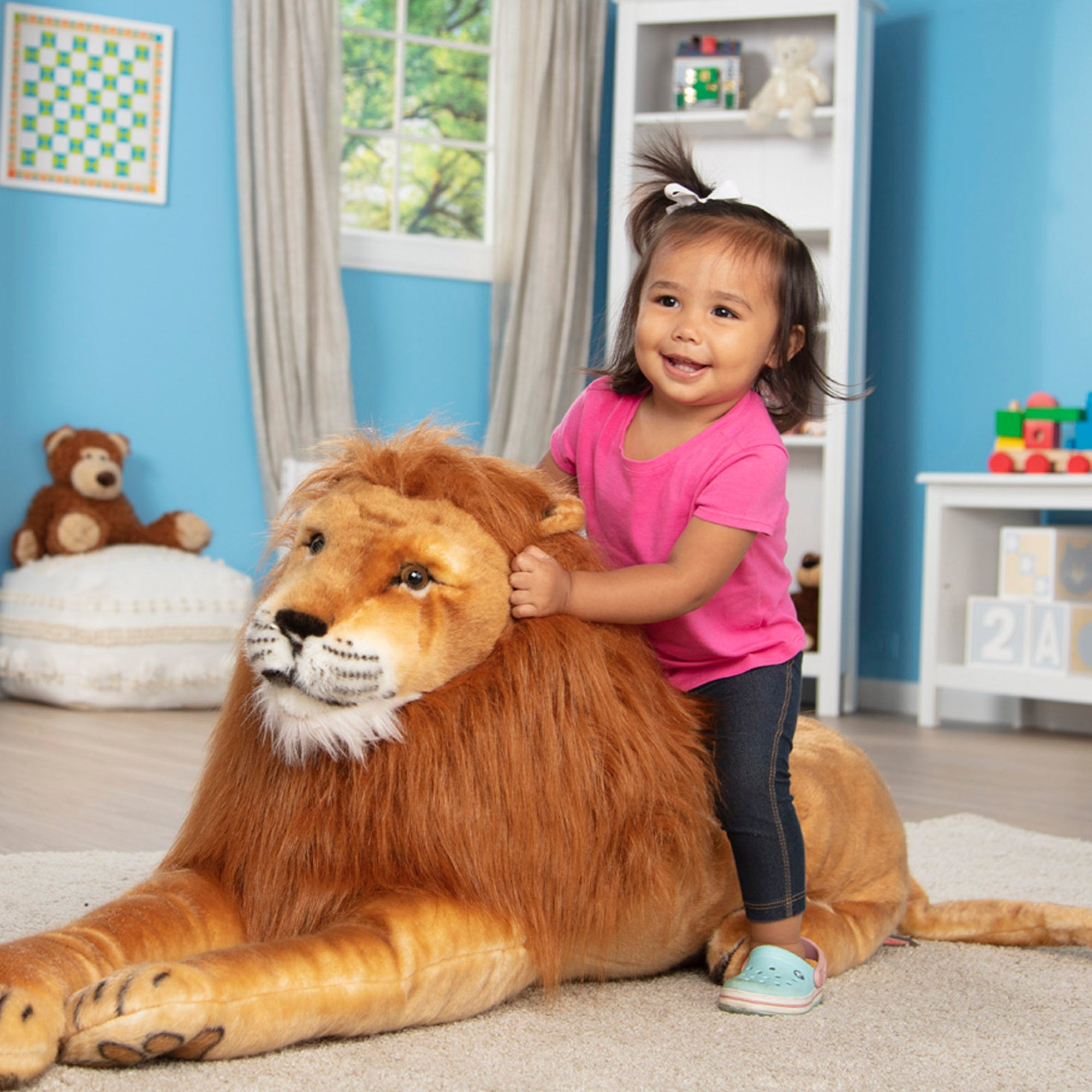 Melissa & Doug Lion Lifelike Plush Stuffed Animal - Image 10
