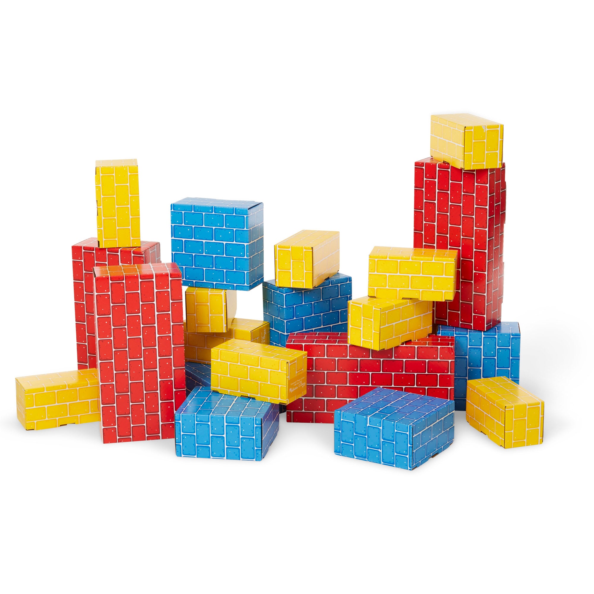 Melissa & Doug Deluxe Jumbo Cardboard Blocks - 40 Pieces