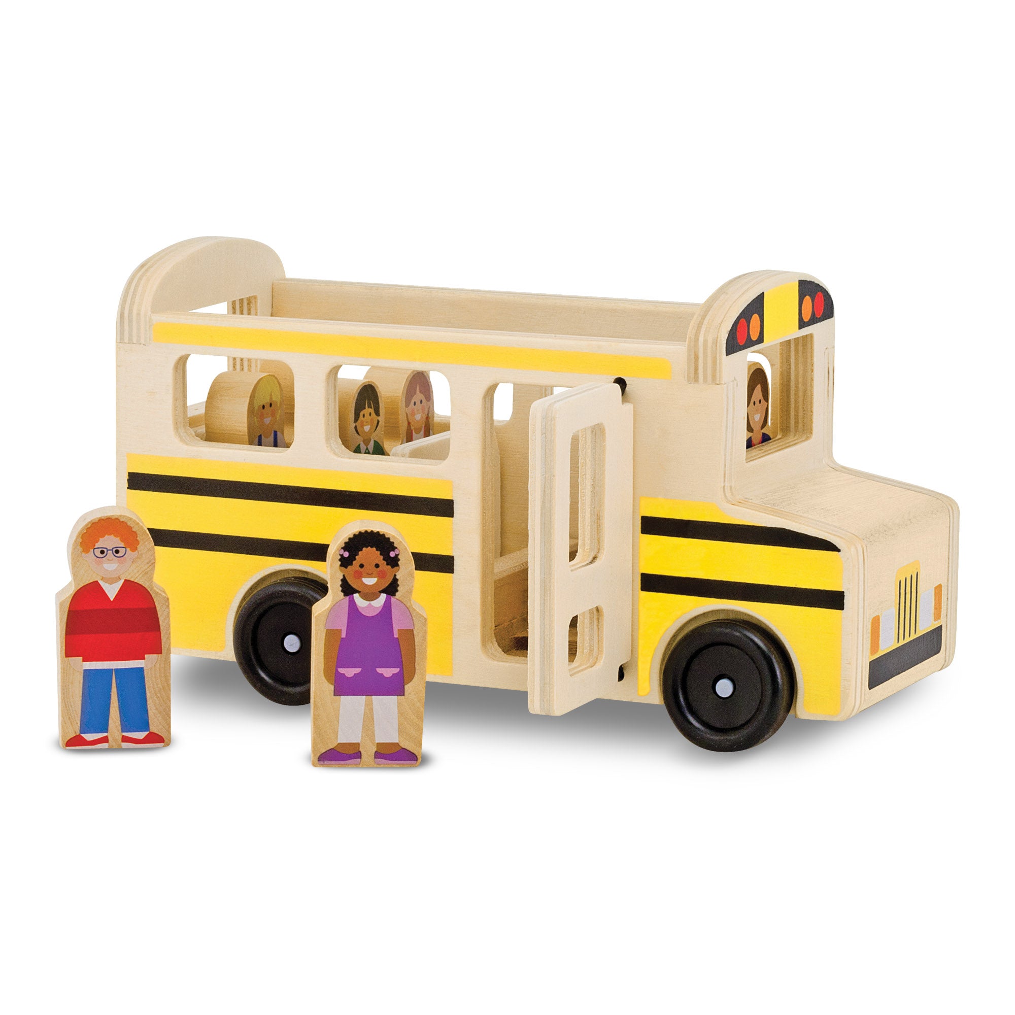 Melissa & Doug Wooden School Bus - Image 4