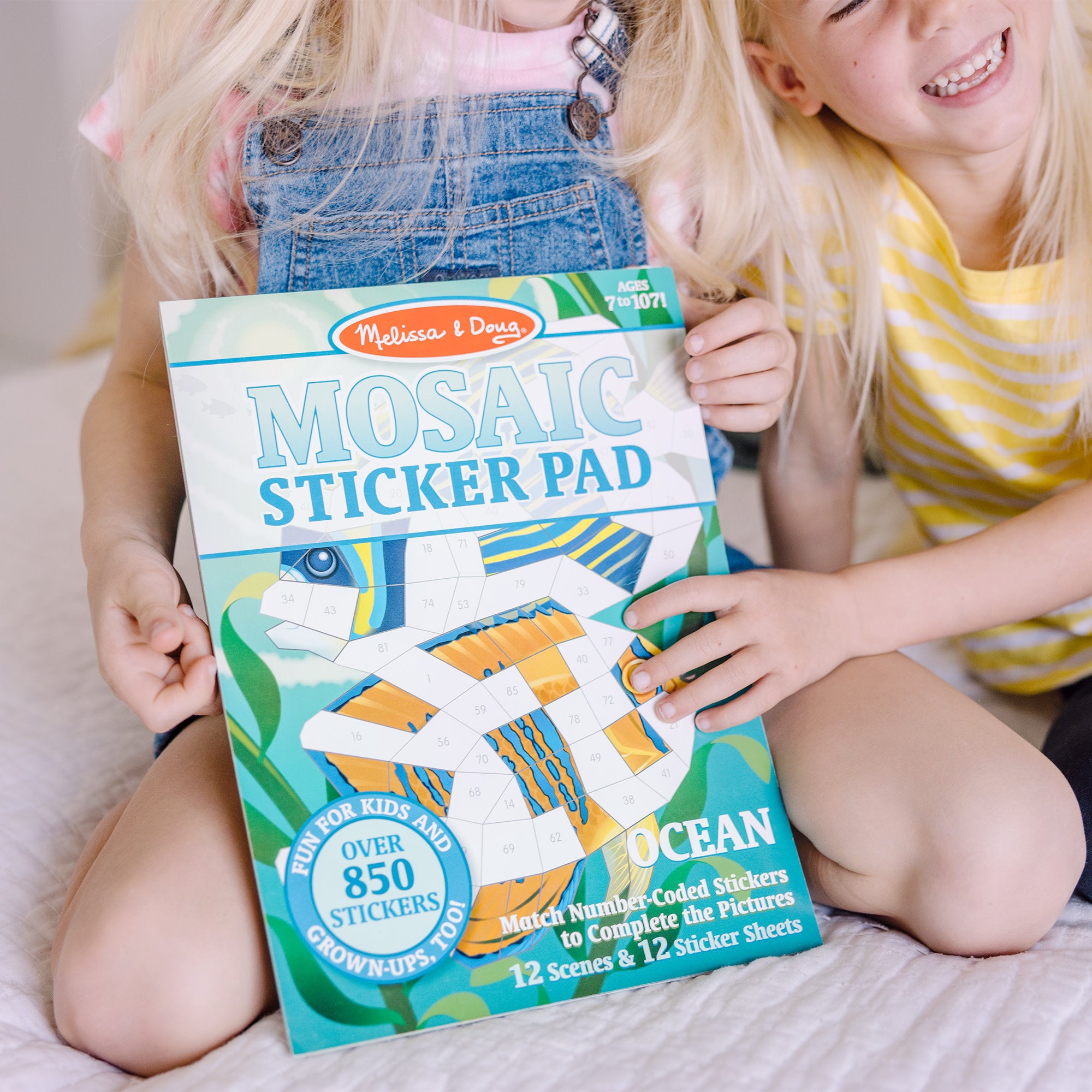 Melissa & Doug Mosaic Sticker Pad - Ocean - Image 2