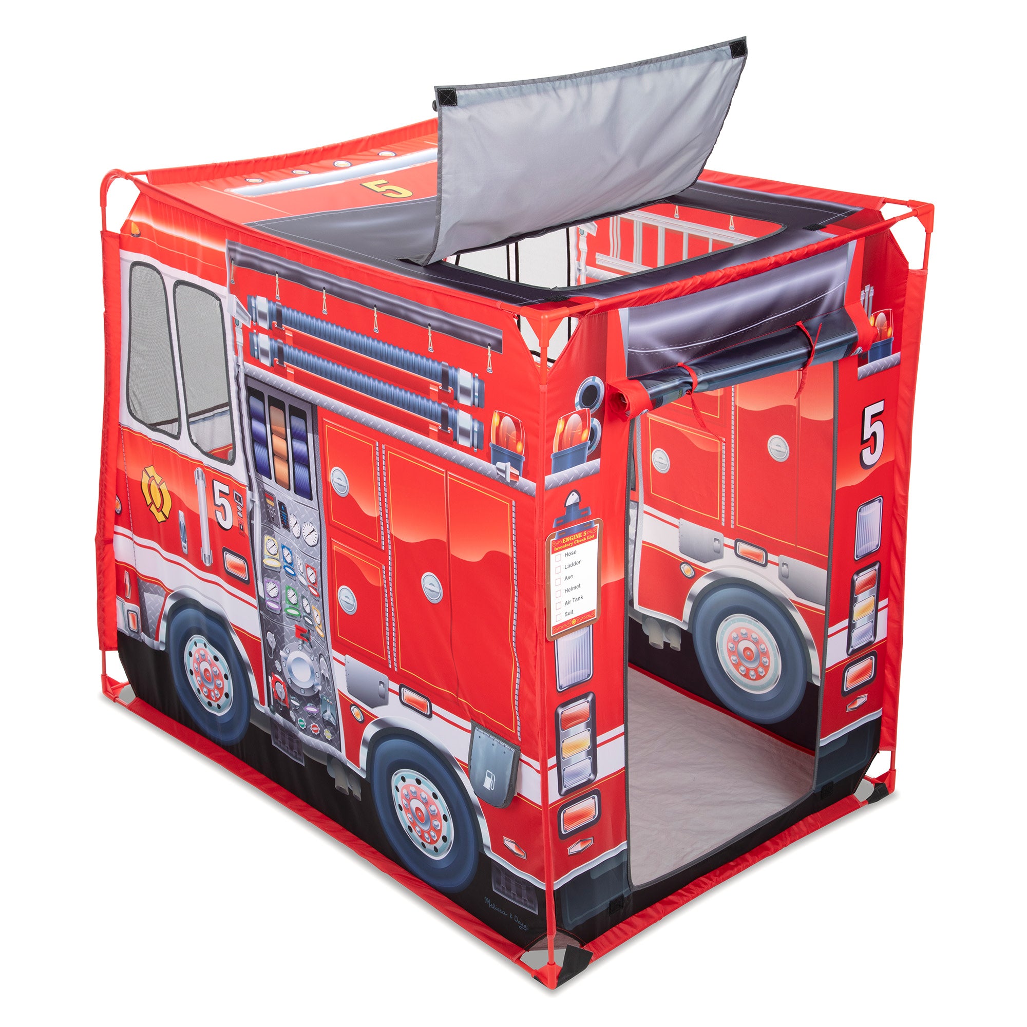 Melissa & Doug Fire Truck Play Tent - Image 4