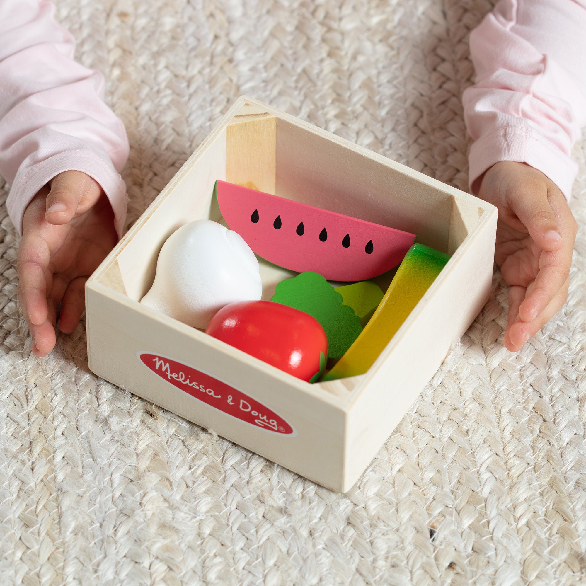 Melissa & Doug Wooden Food Groups Play Set - Produce - Image 2