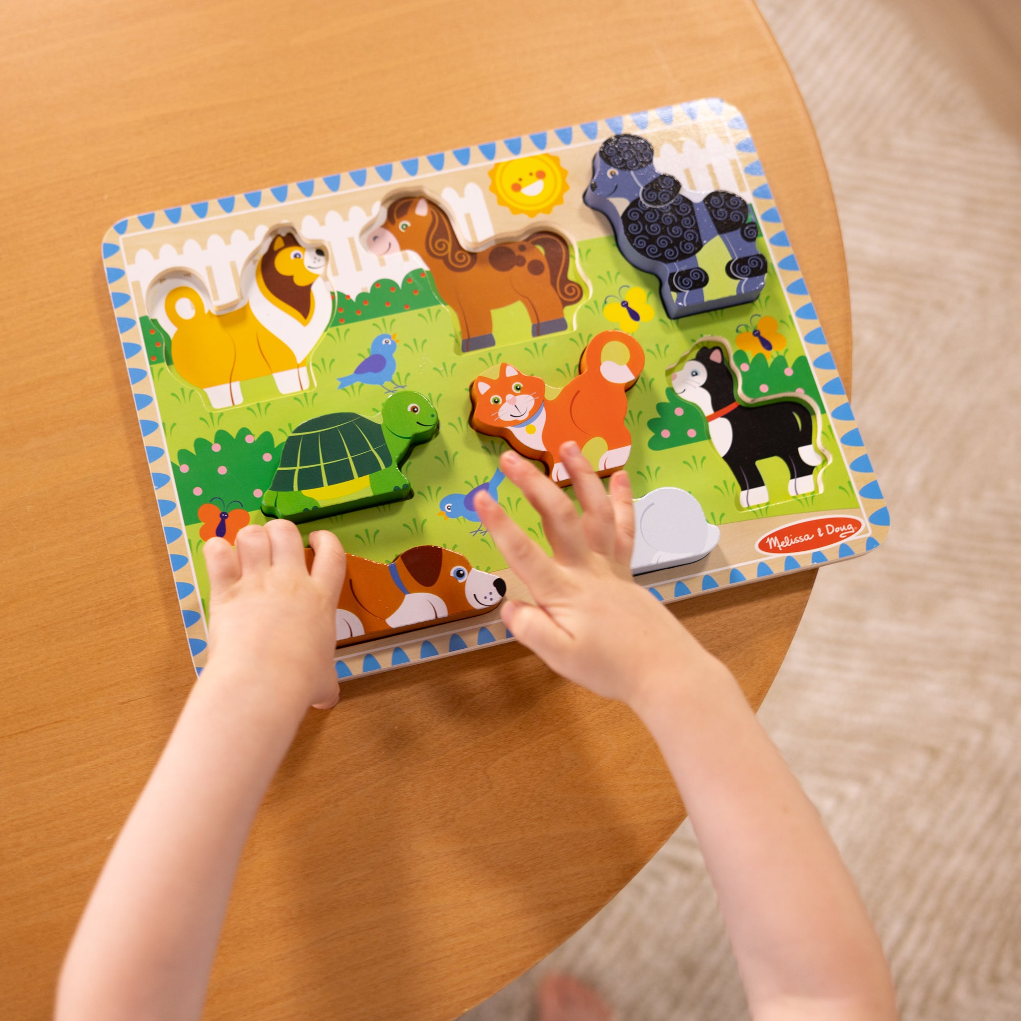 Melissa & Doug Pets Chunky Puzzle - 8 Pieces - Image 10