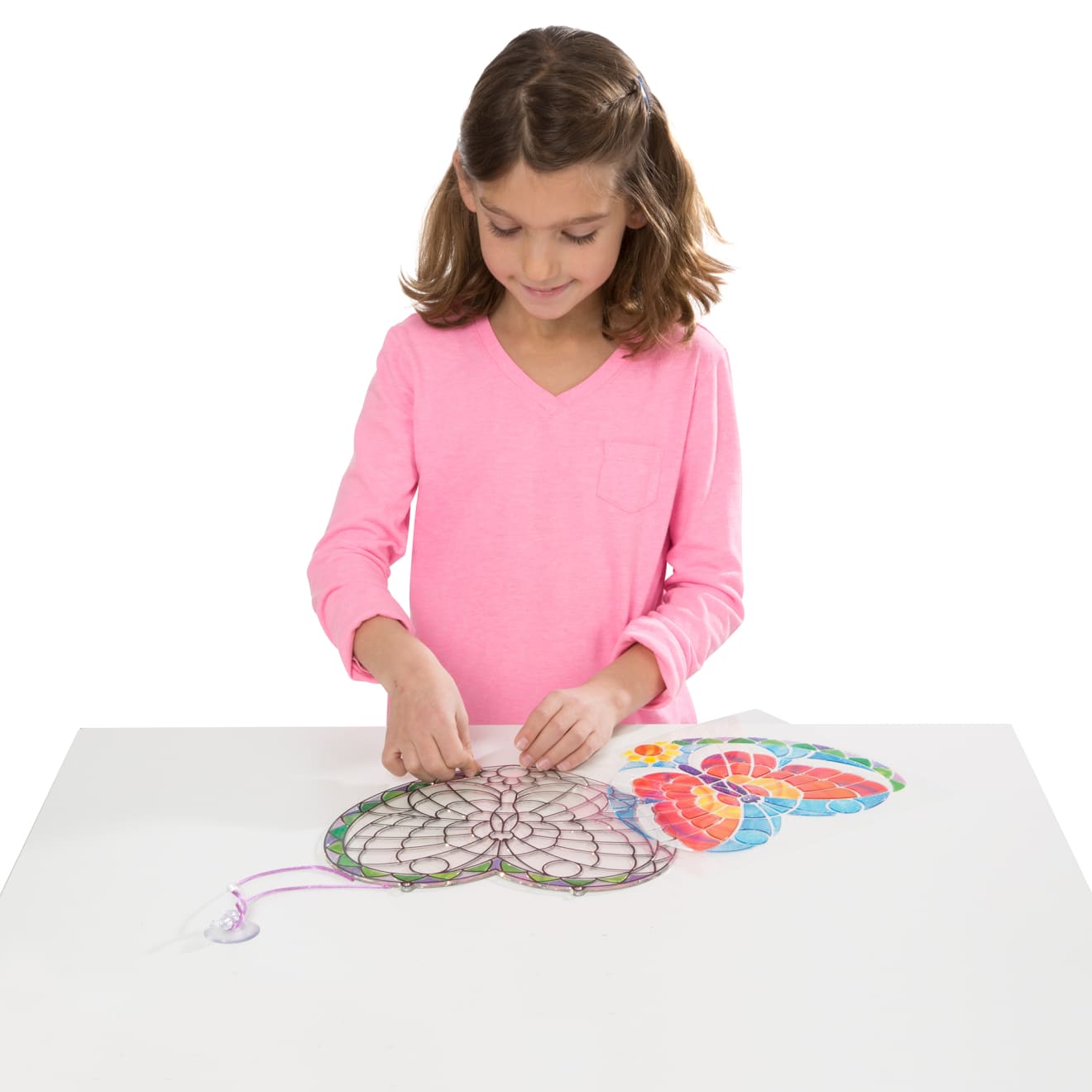 Melissa & Doug Stained Glass Made Easy - Butterfly - Image 8
