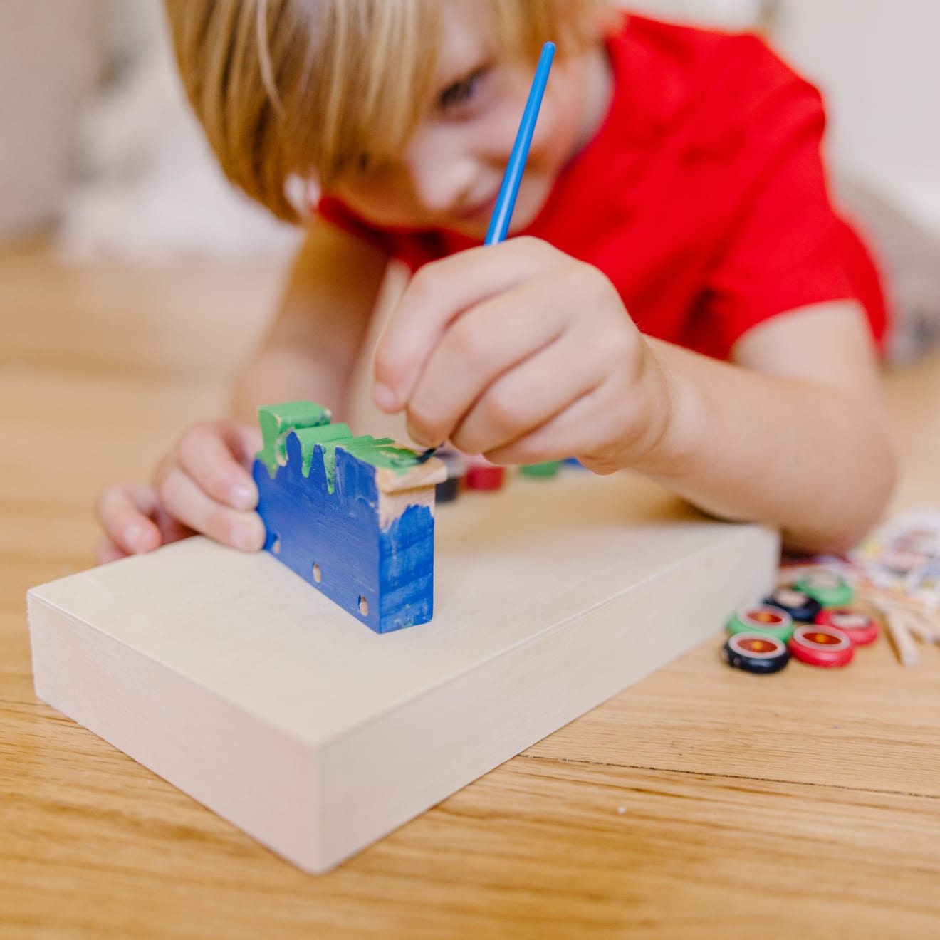 Melissa & Doug Created by Me! Train Wooden Craft Kit - Image 6