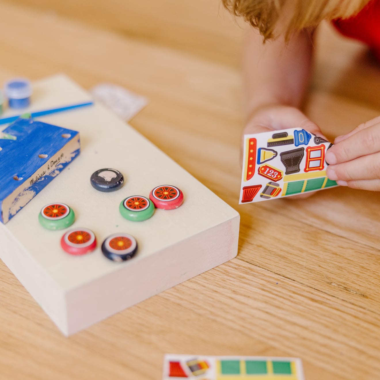 Melissa & Doug Created by Me! Train Wooden Craft Kit - Image 7