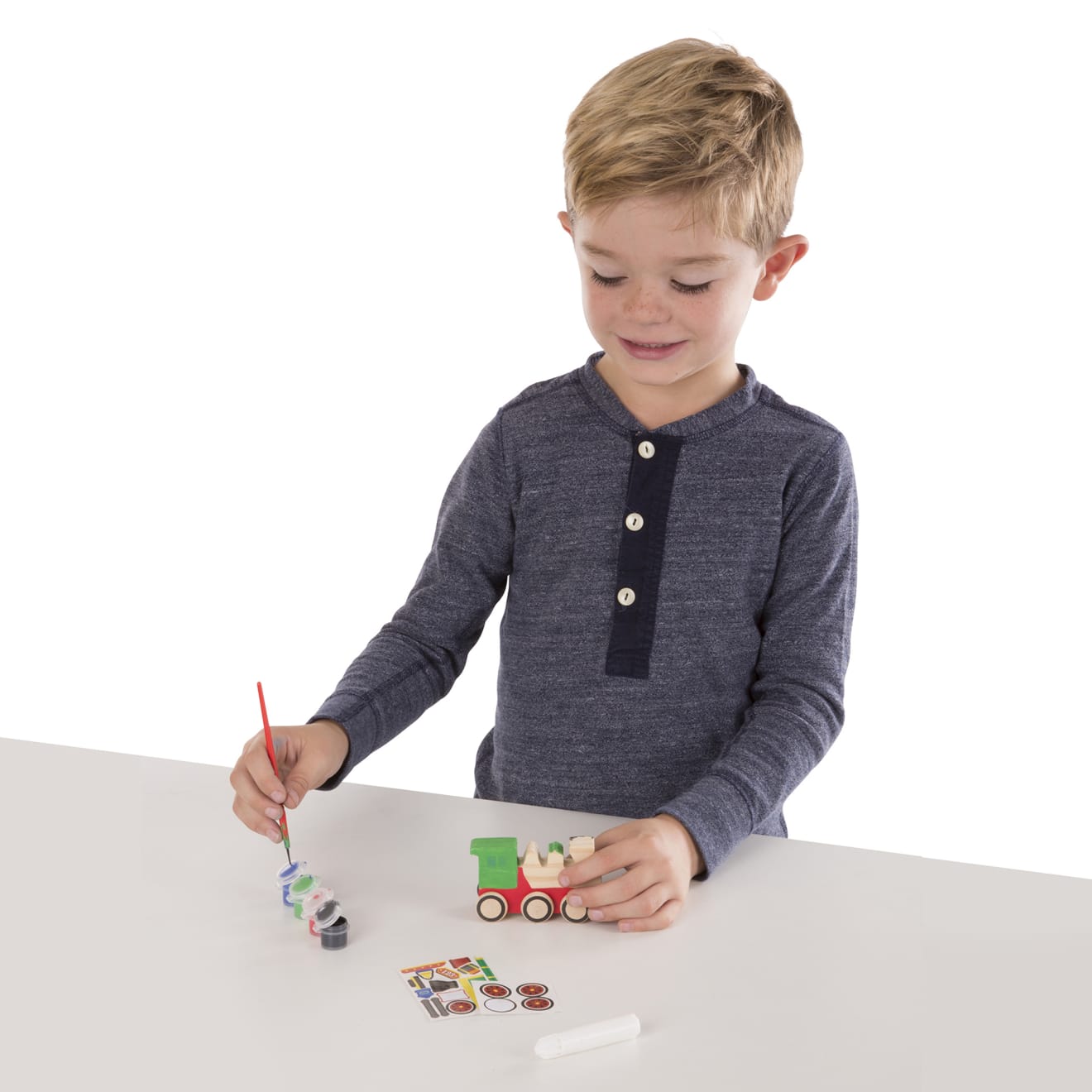 Melissa & Doug Created by Me! Train Wooden Craft Kit - Image 8