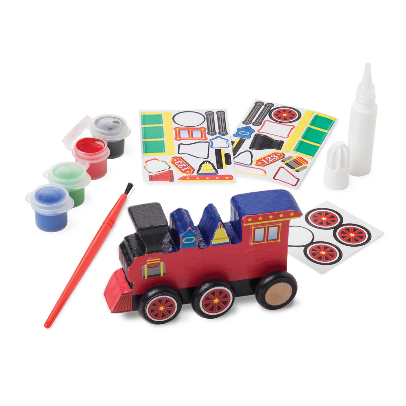 Melissa & Doug Created by Me! Train Wooden Craft Kit - Image 4