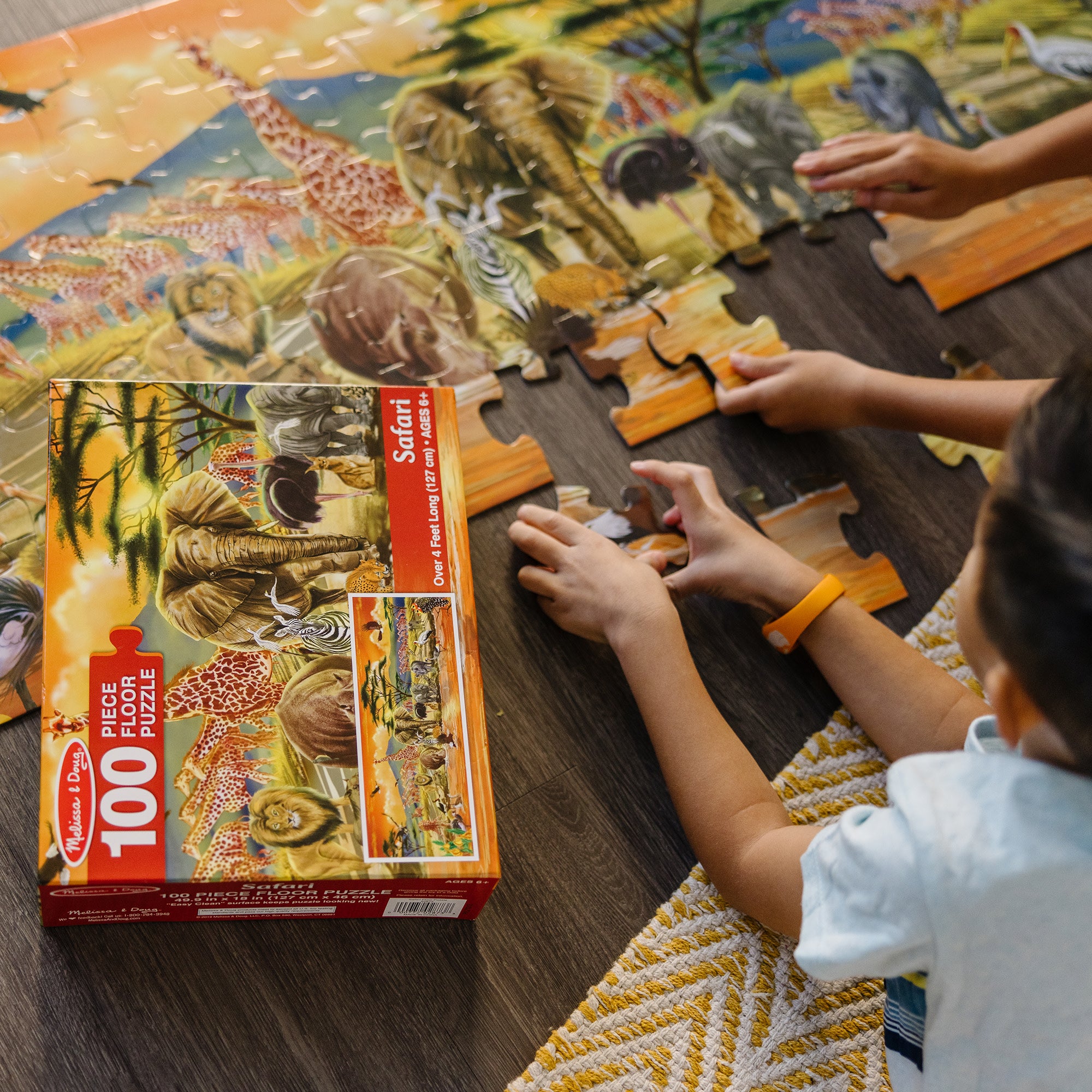 Melissa & Doug Safari Floor Puzzle - 100 Pieces - Image 2