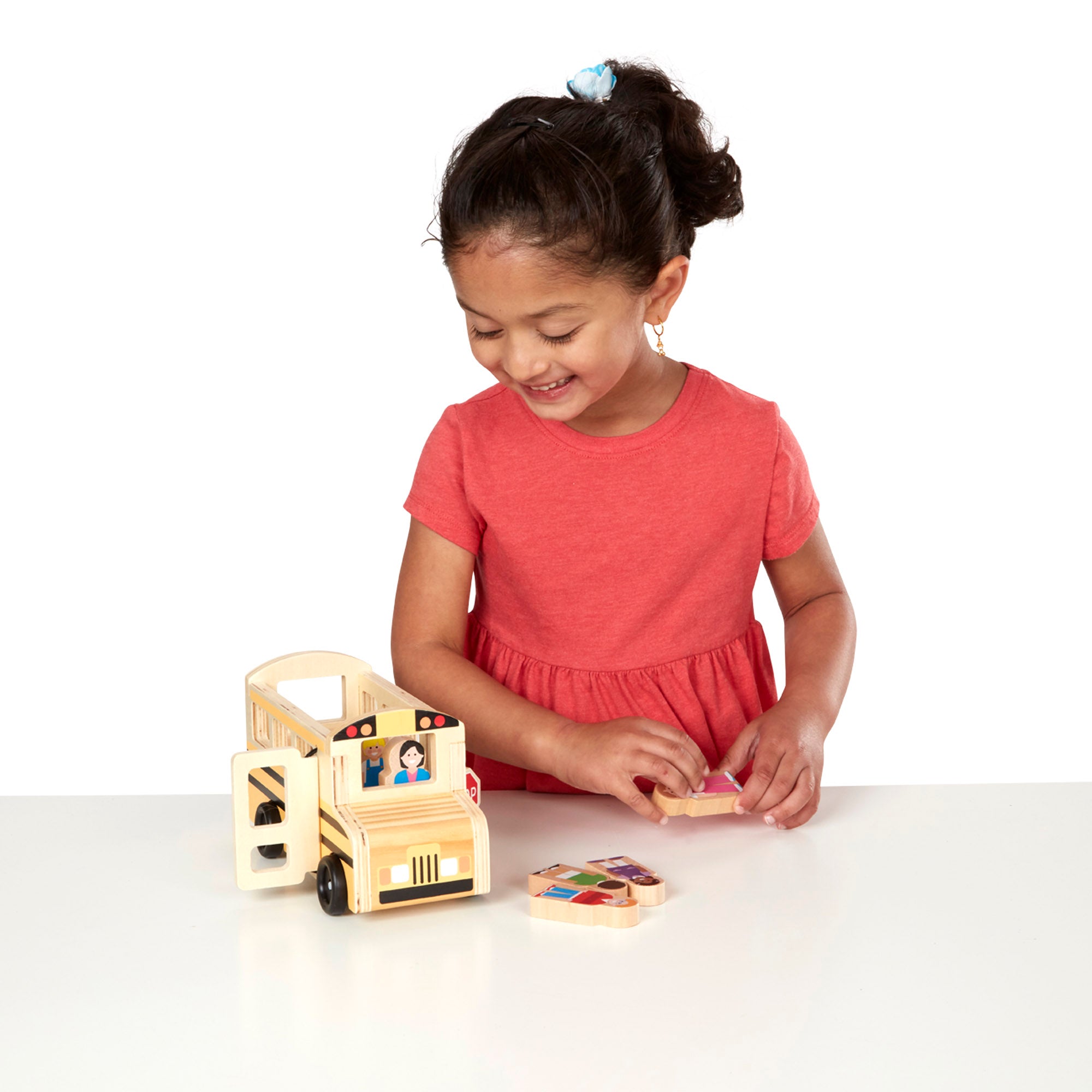 Melissa & Doug Wooden School Bus - Image 8
