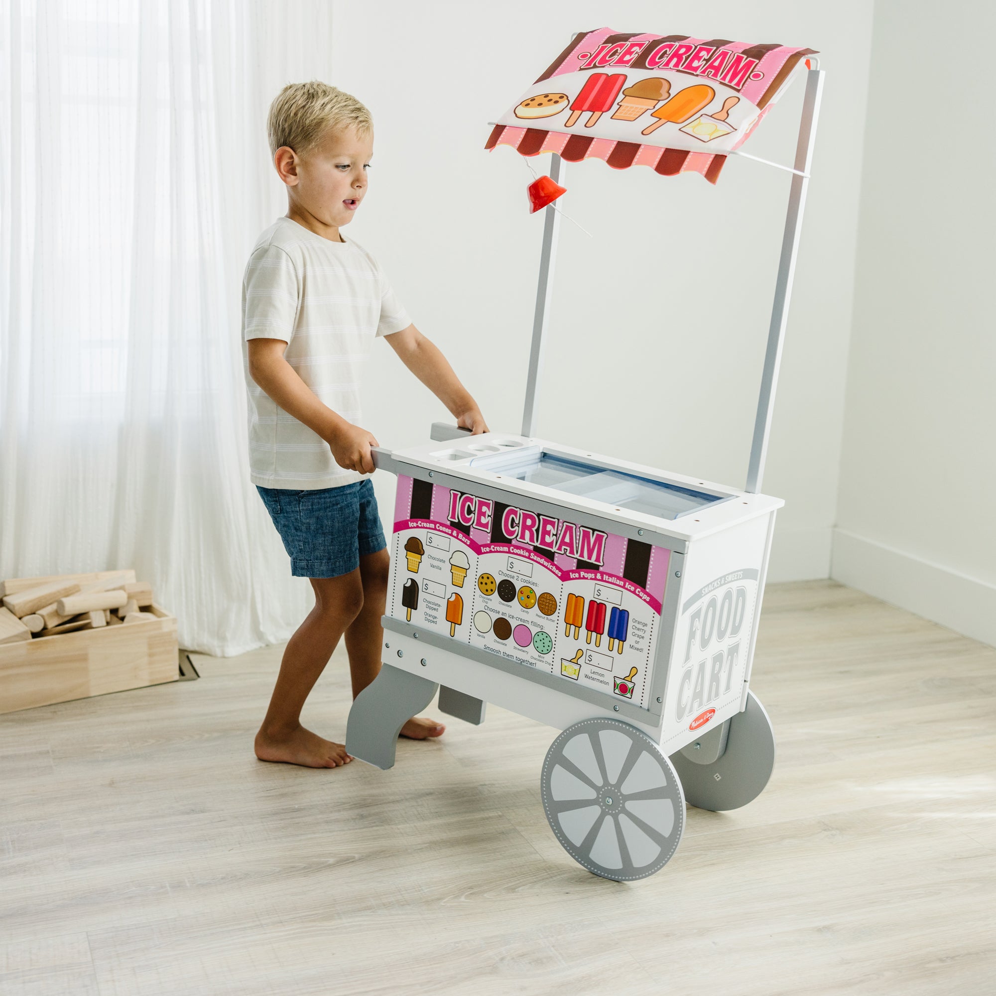 Melissa & Doug Snacks & Sweets Food Cart - Image 10