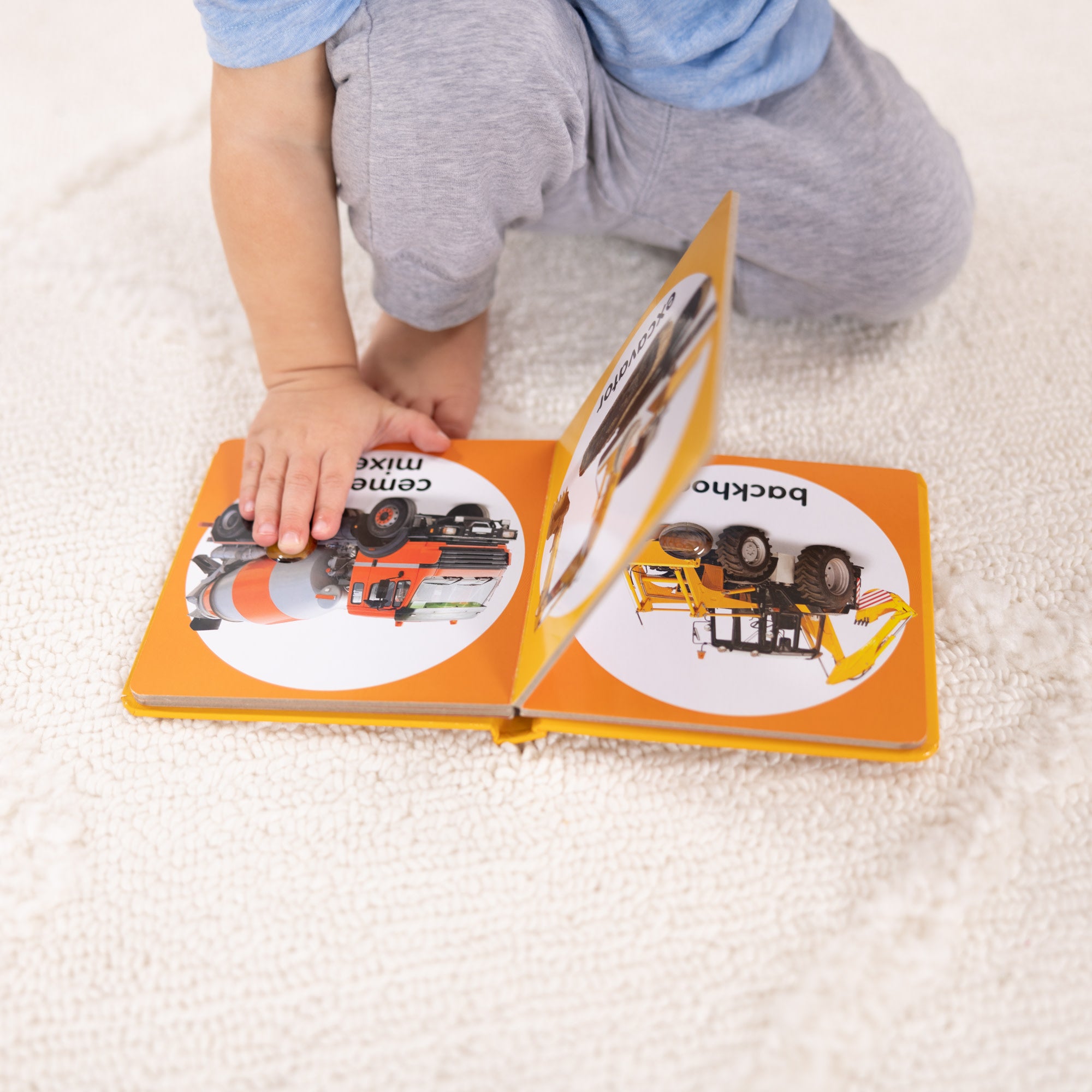 Melissa & Doug Poke-a-Dot: Construction Vehicles Board Book - Image 2